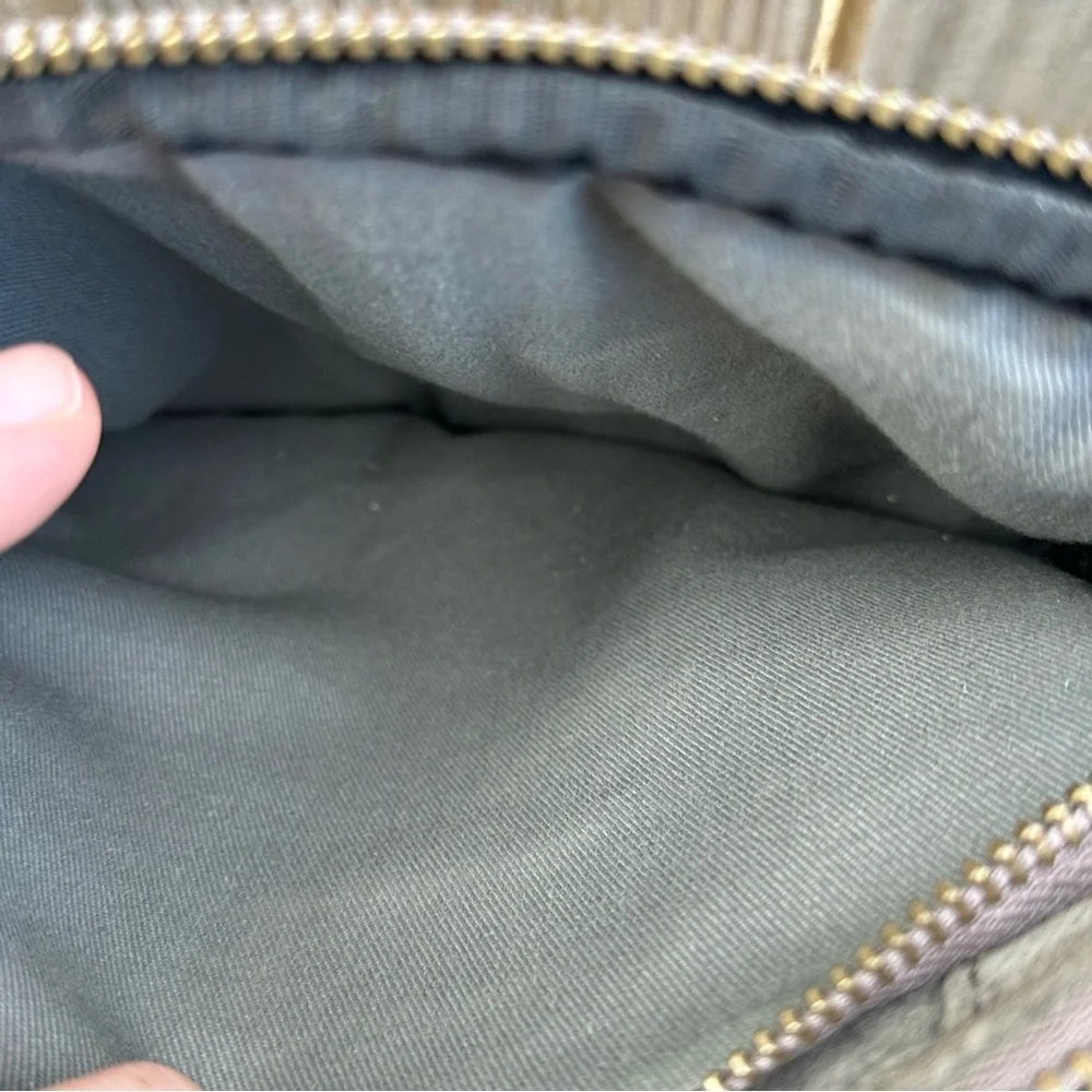 Sundance Merchant Crossbody bag, gray suede